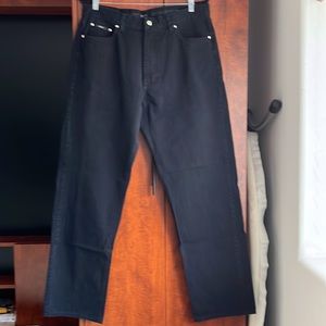 NWOT Men's Black Hugo Boss Jeans / Alabama / Tall / W38 x L36